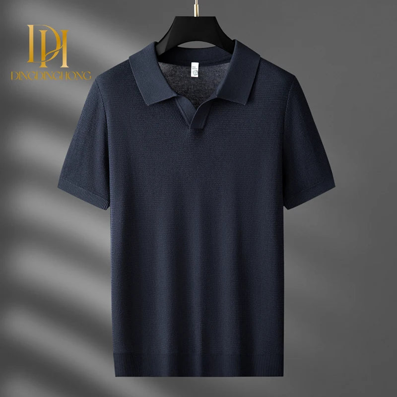 Camisa POLO de Linho Tricotada