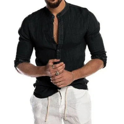 Camisa Casual de Primavera/Verão