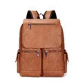 Mochila Retrô de Couro PU