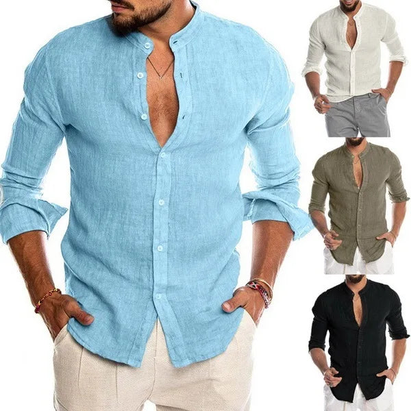 Camisa Casual de Primavera/Verão
