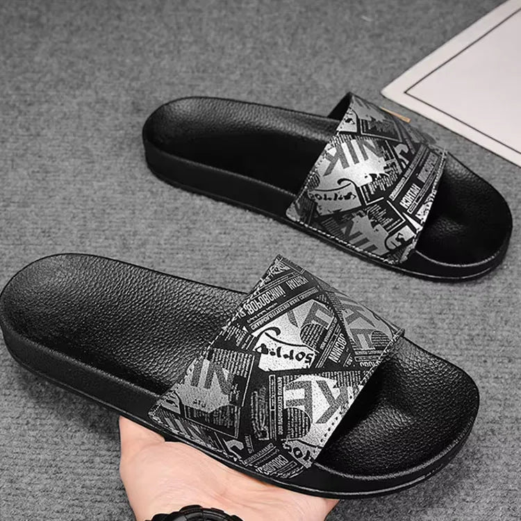 Chinelo de couro de designer