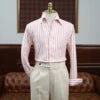 Camisa Masculina de linho com gola única