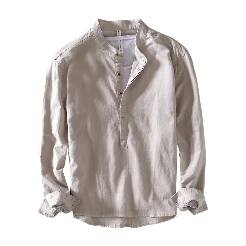 Camisas de Linho  Alta Qualidade Estilo Casual