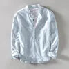Camisas de Linho  Alta Qualidade Estilo Casual