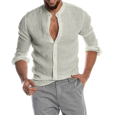Camisa Casual de Primavera/Verão
