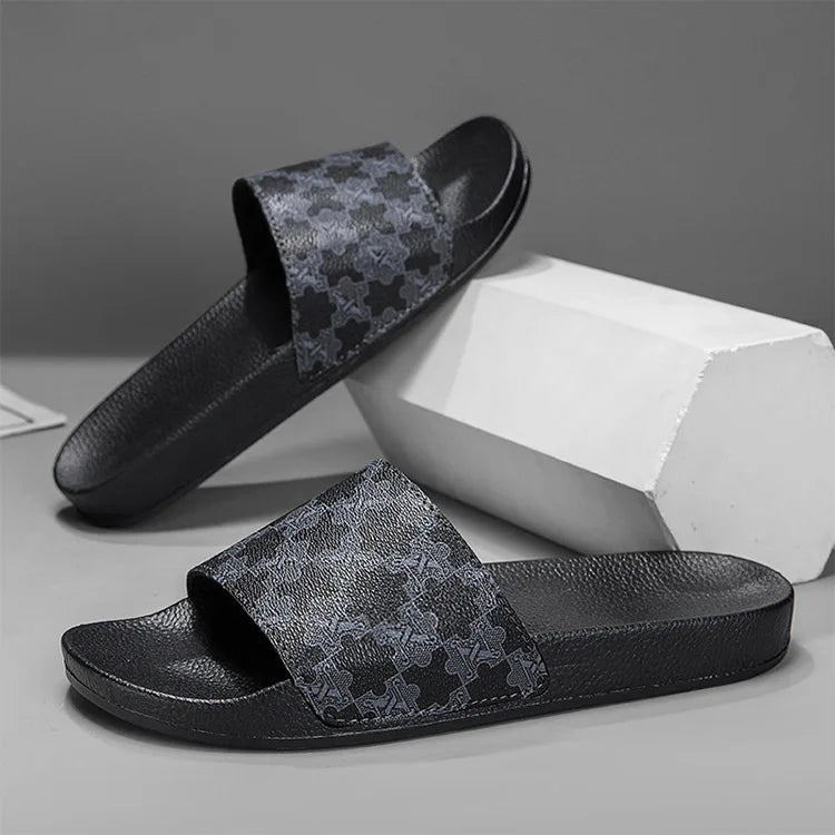 Chinelo de couro de designer