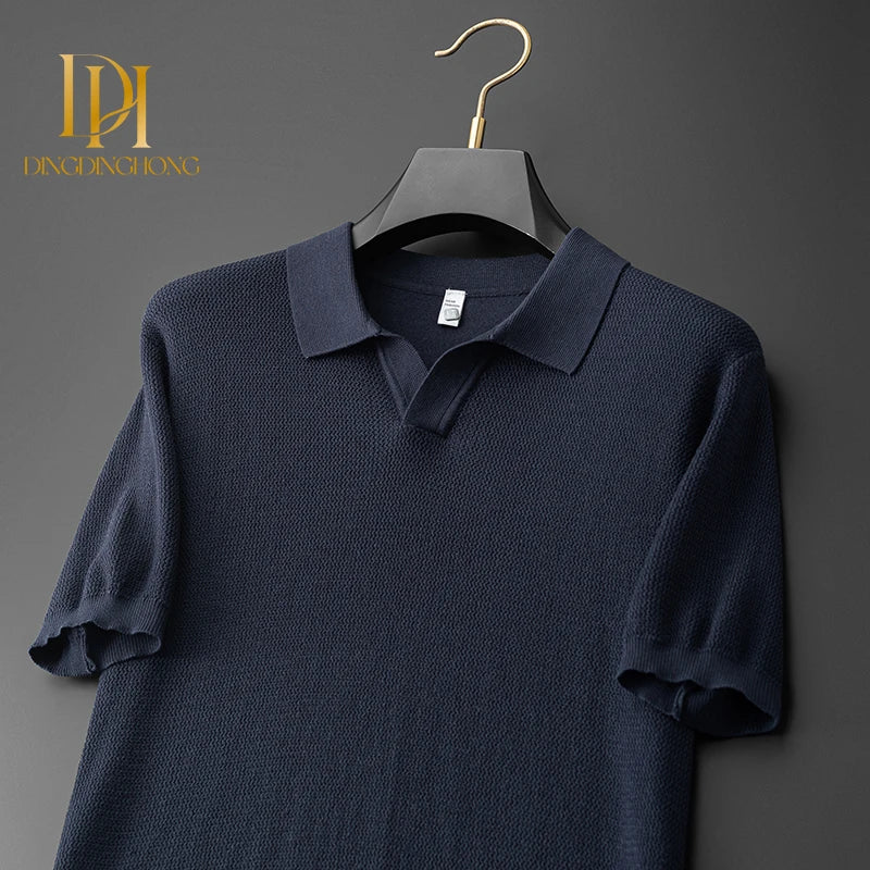 Camisa POLO de Linho Tricotada