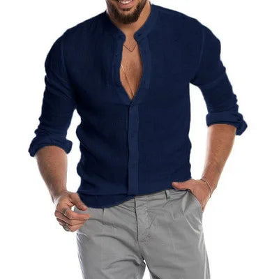 Camisa Casual de Primavera/Verão