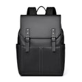 Mochila de Computador em Couro PU Grande Capacidade para Viagem