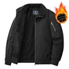Jaqueta de Inverno Casual com Forro de Moletom 100% Algodão