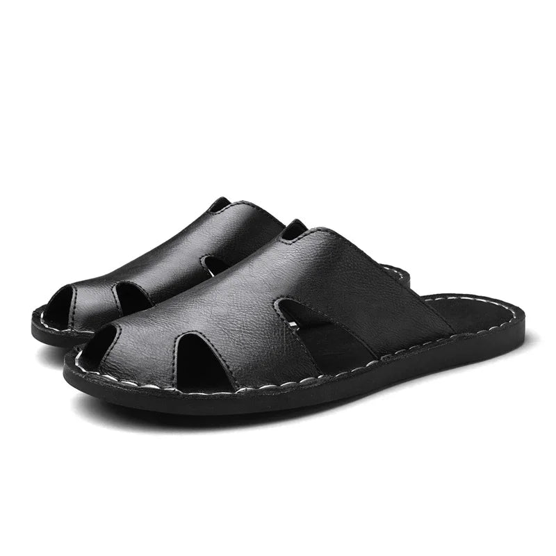 Chinelo de couro leve