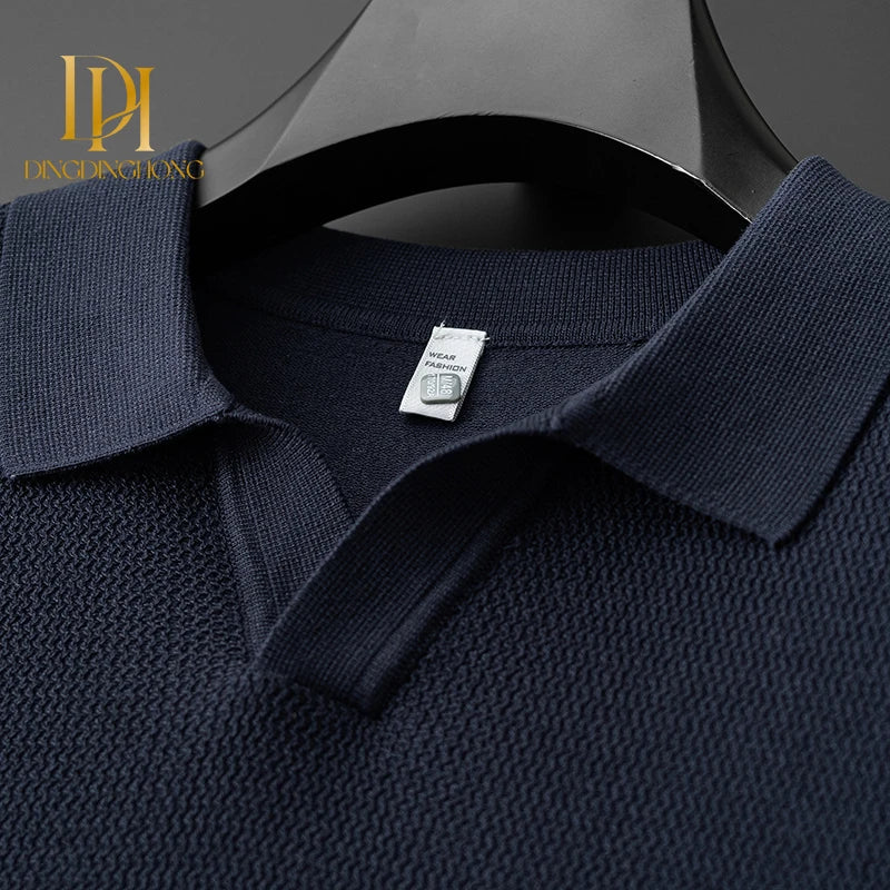 Camisa POLO de Linho Tricotada