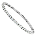 Pulseira de Diamante Moissanite VVS em Aço Inoxidável 316L Banhado a Ouro Brilho Eterno à Prova d'Água Atacado