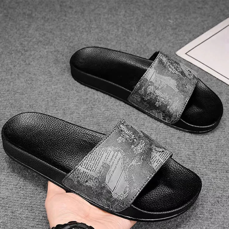 Chinelo de couro de designer
