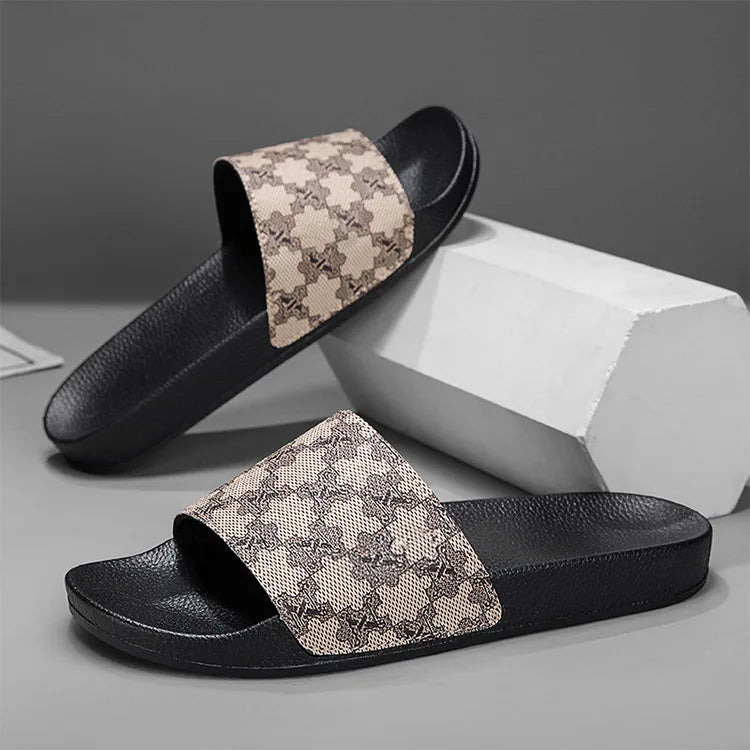 Chinelo de couro de designer