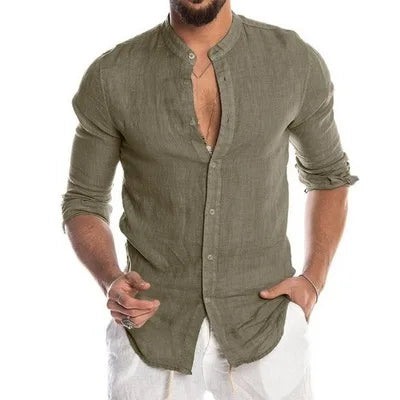 Camisa Casual de Primavera/Verão