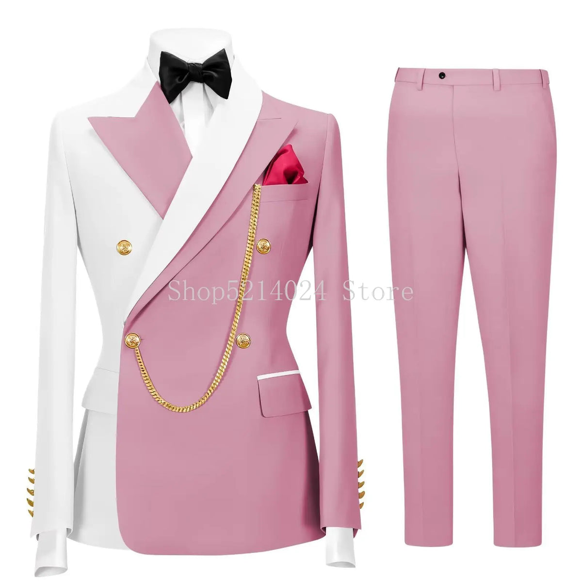 Terno Formal Slim-Fit de Botão Duplo