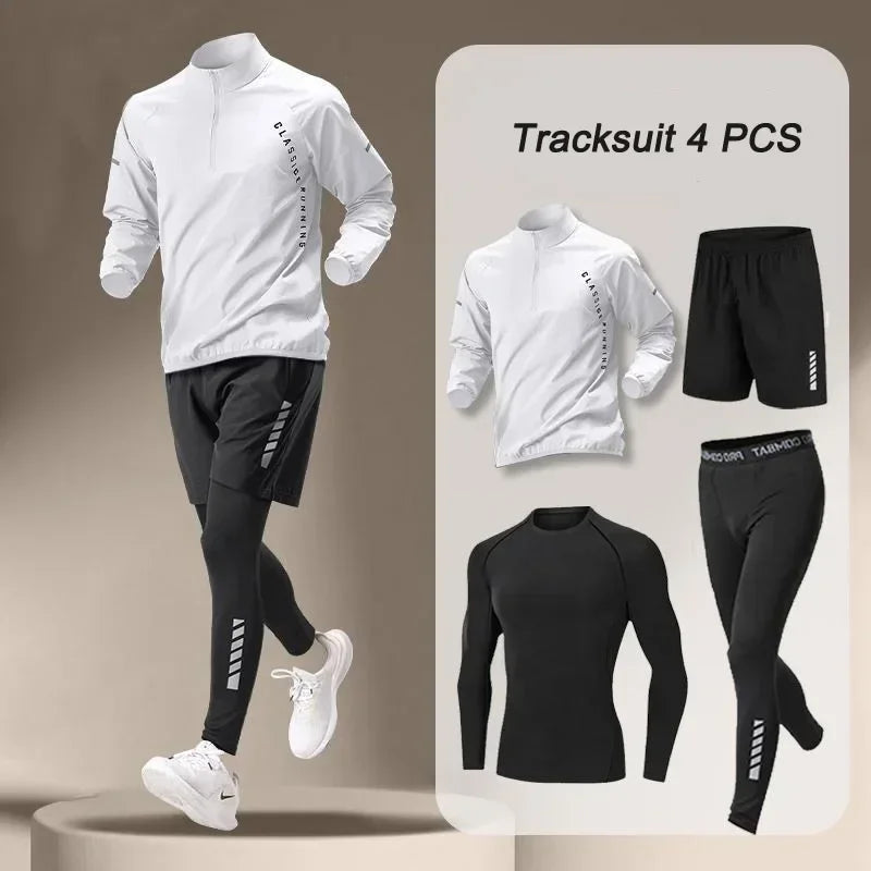 Conjunto de Jaqueta e Calças de Treino YUNO-FITNESS