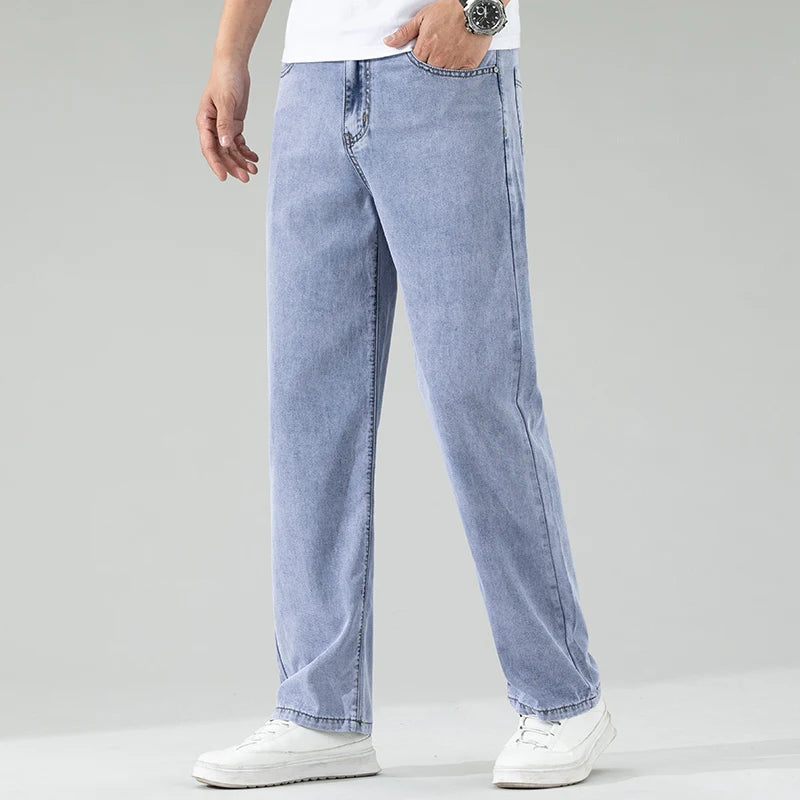 Calça Jeans Fina Lyocell