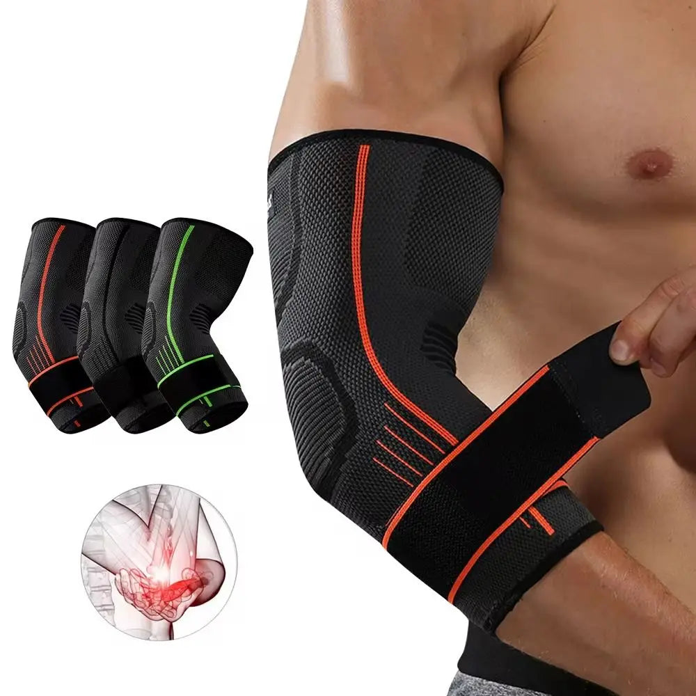 Aquecedores elásticos para homens e mulheres, manga de compressão durável, cinta de suporte, atadura de artrite, guarda, Sportwear