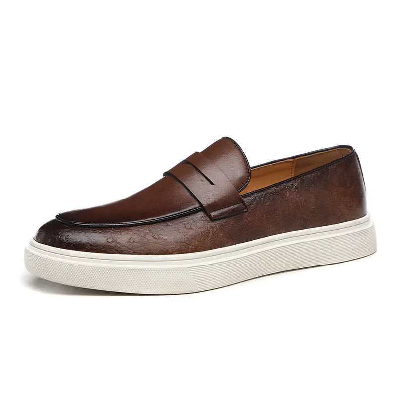 Sapatos Casuais Estilo Britânico Mocassins