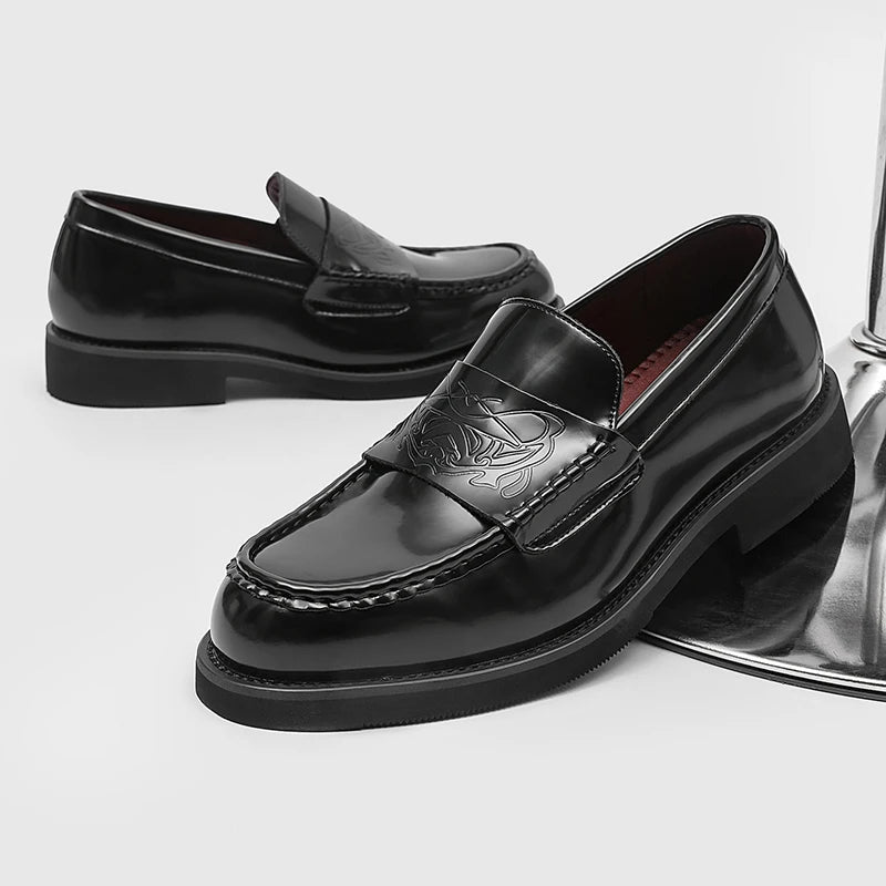Mocassins Casuais com Relevo