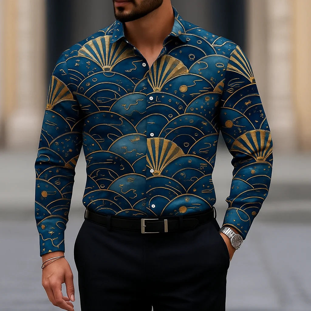 Camisa de Manga Longa Casual