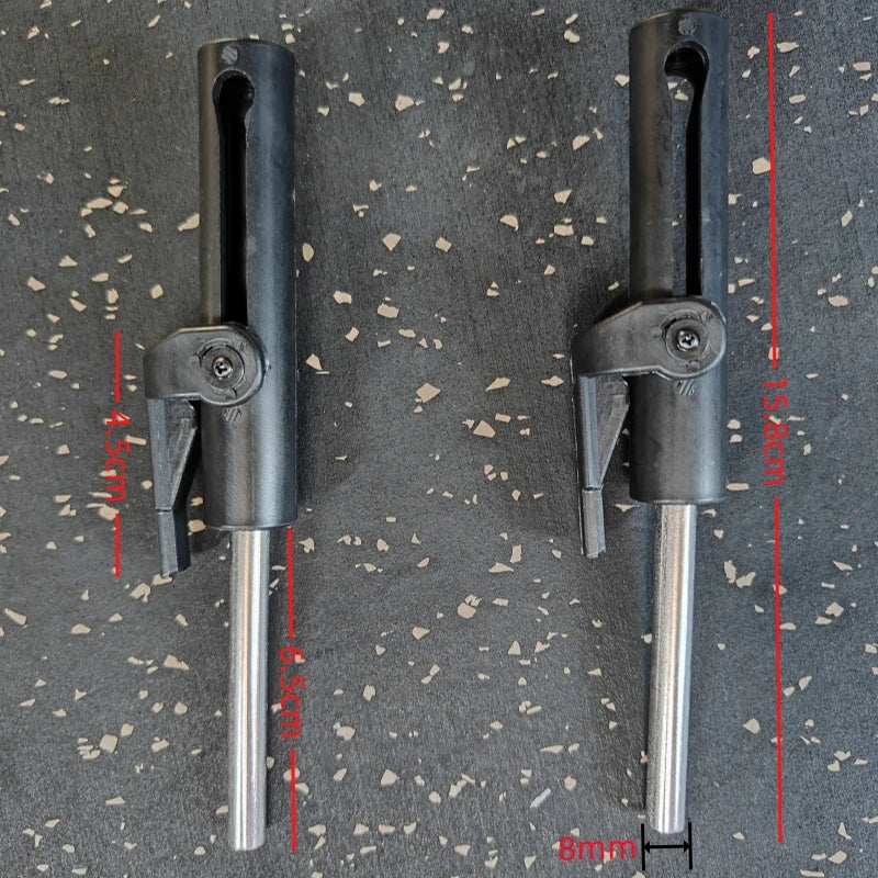 2 pacote pino de pilha de peso 8mm super grupo treinamento de força carregamento de peso diminuição pino equipamentos de ginástica acessórios de substituição