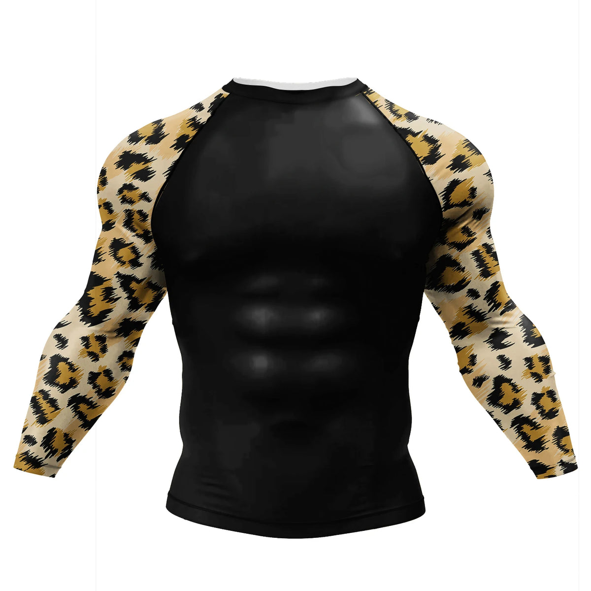 Camiseta de Compressão Masculina Cody Lundin para Academia, Rashguard de Manga Longa com Sublimação, Jersey Personalizado para BJJ Jiu Jitsu e Boxe