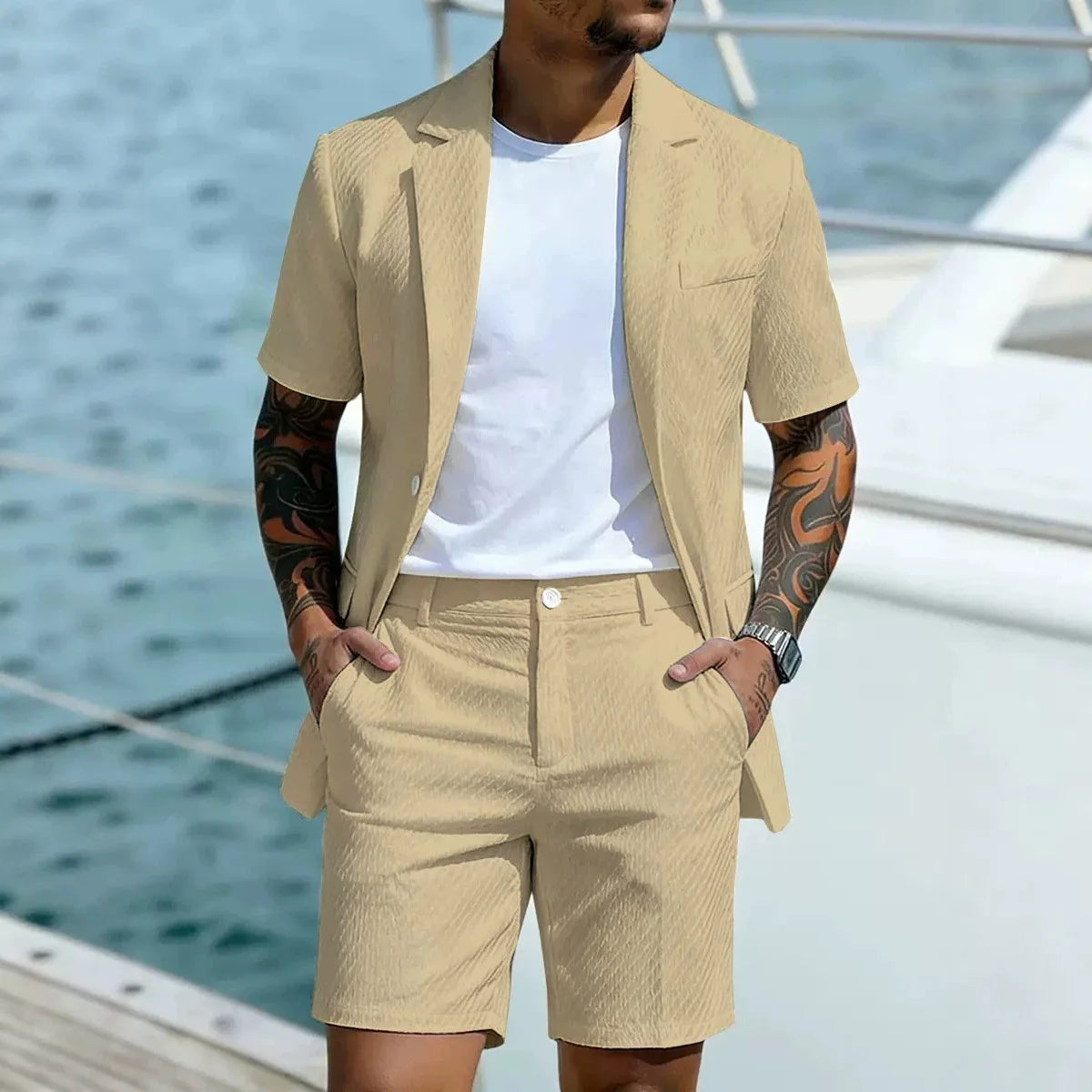 Terno de Verão Estilo Britânico