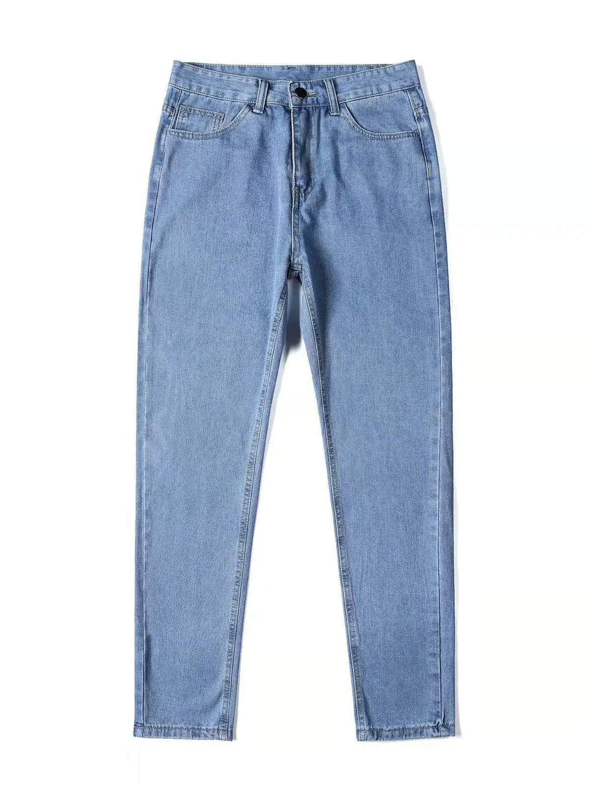 Calça Jeans em linha reta estiramento clássico