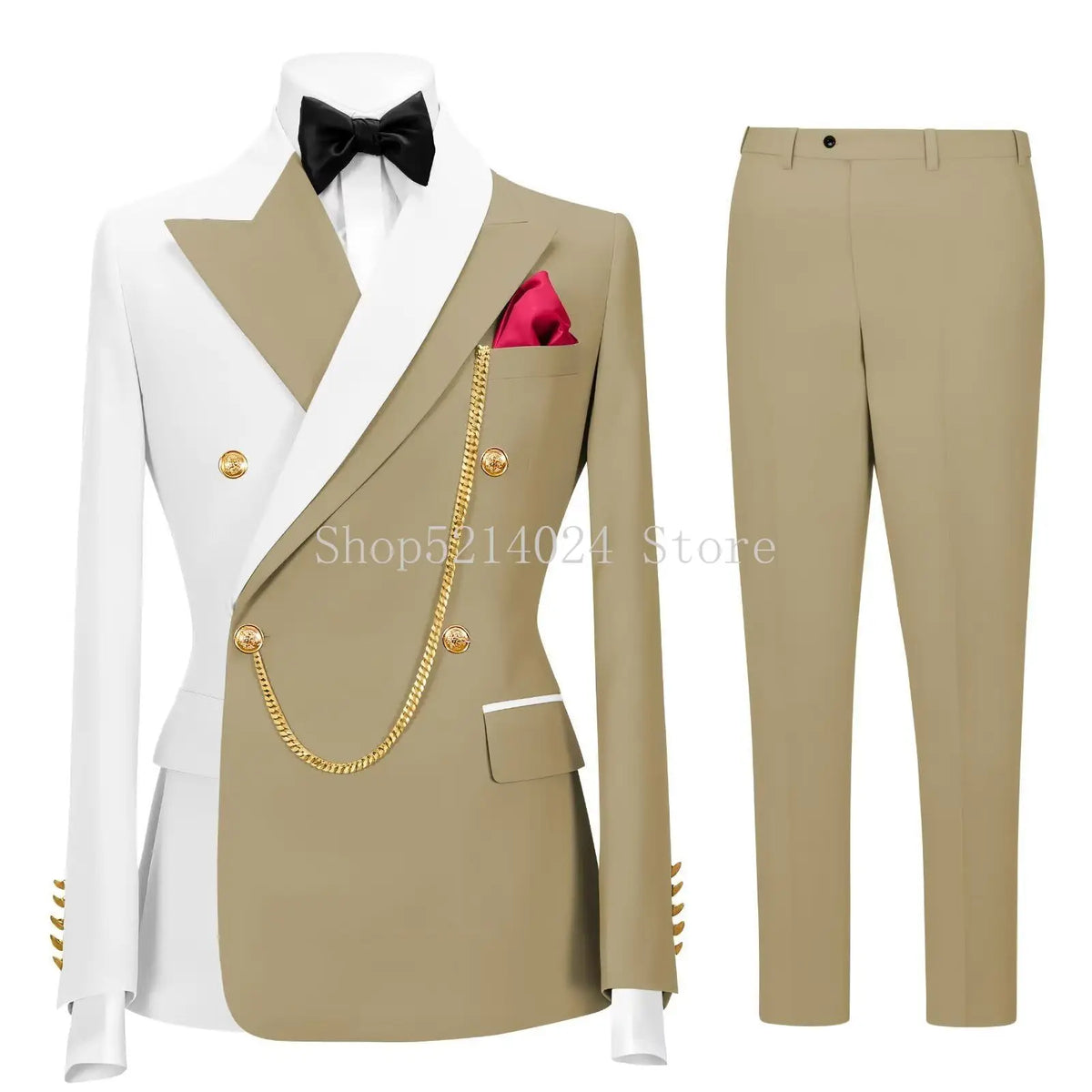 Terno Formal Slim-Fit de Botão Duplo