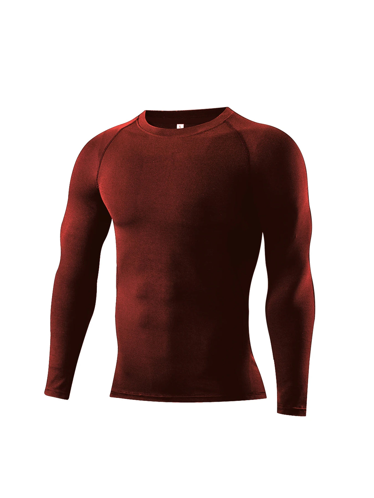 Camiseta Esportiva Masculina de Compressão Manga Longa 2026 Nova, Secagem Rápida, Elástica para Treino de Força, Academia, Corrida e Fitness