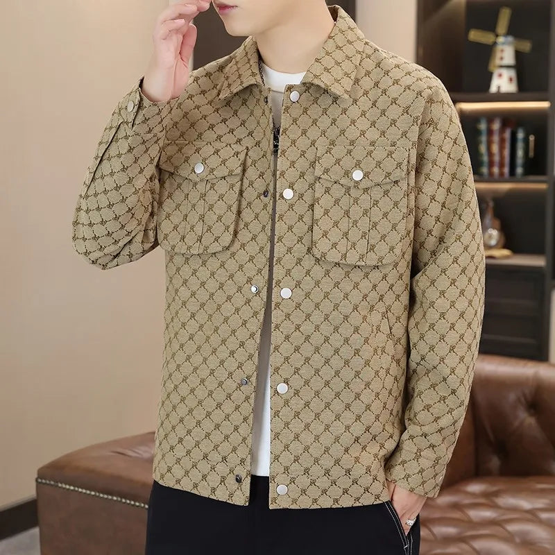 Jaqueta Casual Workwear Gola Reversível
