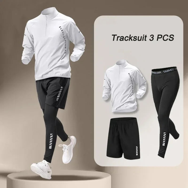 Conjunto de Jaqueta e Calças de Treino YUNO-FITNESS