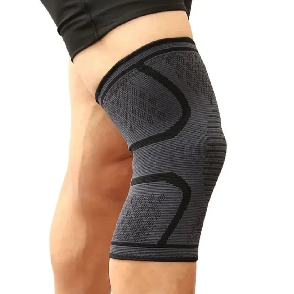 2 pçs fitness correndo ciclismo joelheiras suporte elástico náilon esporte compressão segurança vôlei ginásio esporte cinta protetor