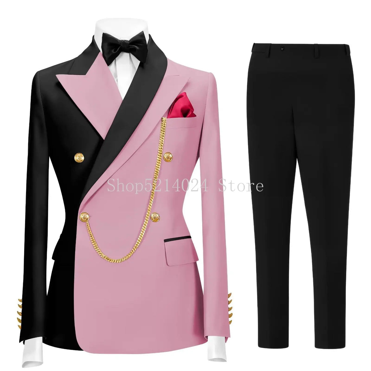 Terno Formal Slim-Fit de Botão Duplo