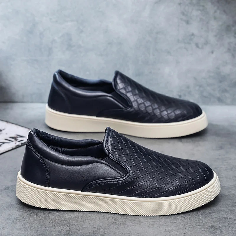 Sapatos de Couro Confortáveis e Planos