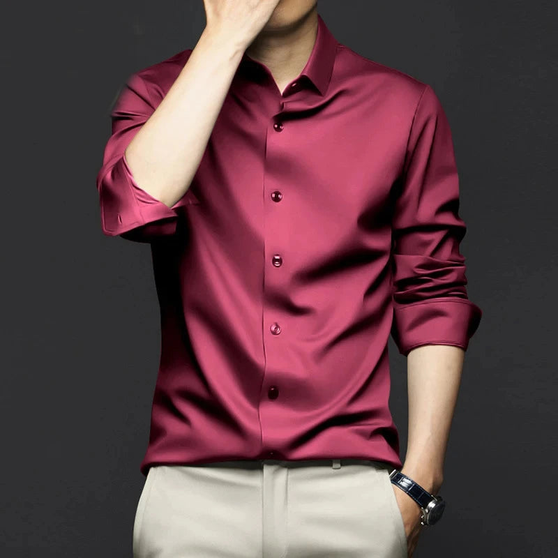 Camisa Formal Casual Estiramento Suave