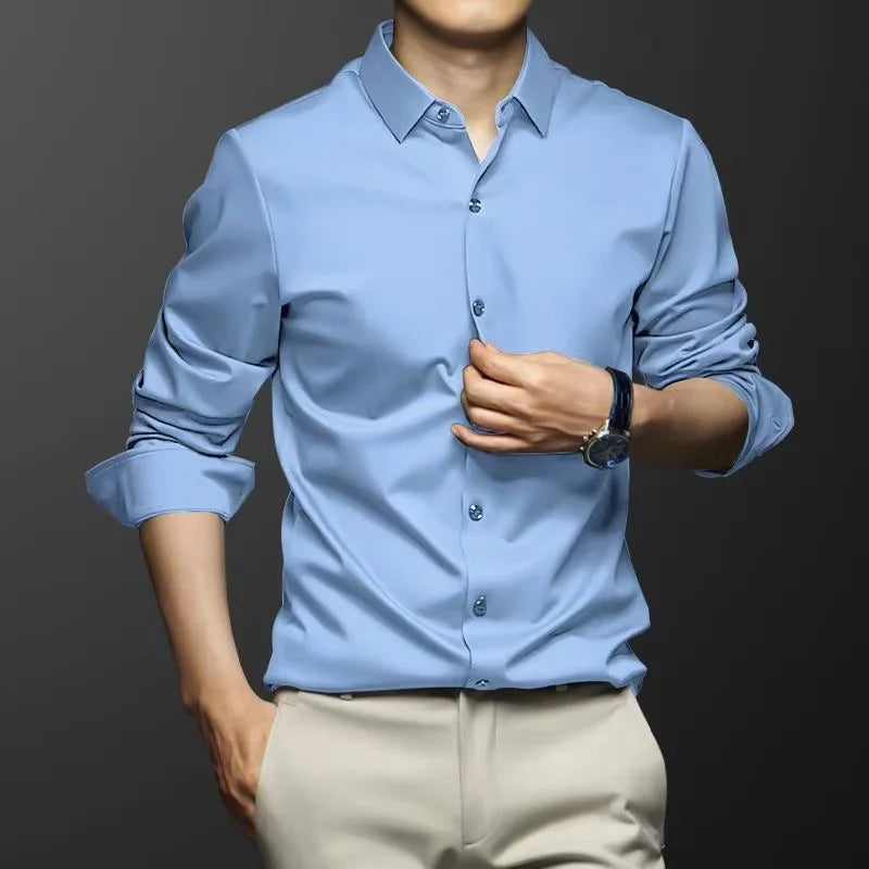 Camisa Formal Casual Estiramento Suave