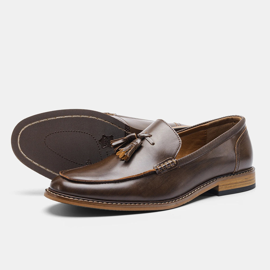 Mocassins de couro