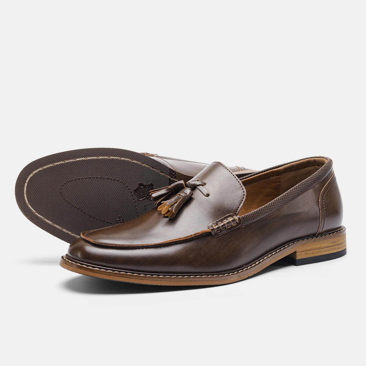 Mocassins de couro