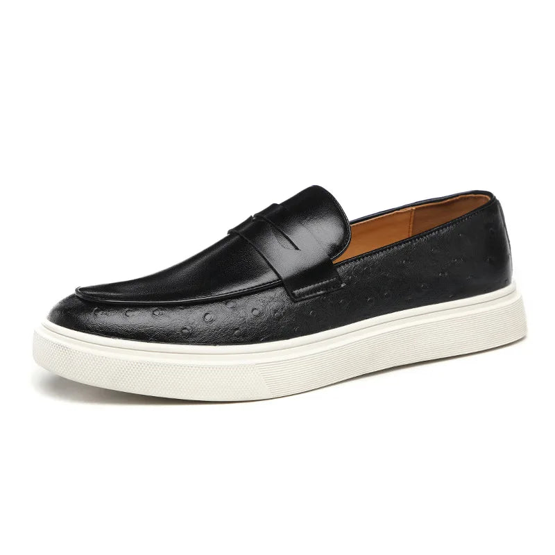Sapatos Casuais Estilo Britânico Mocassins
