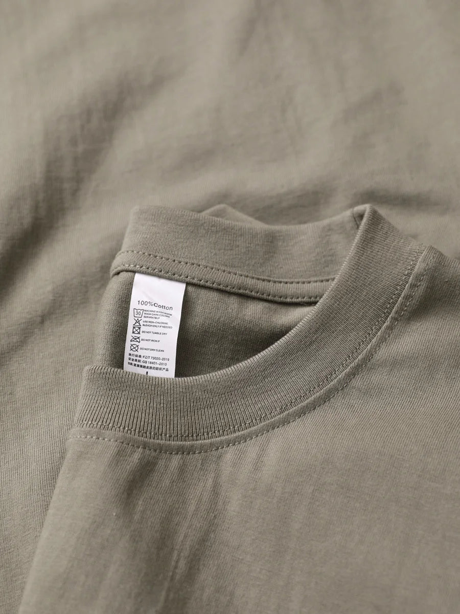 T-shirt oversized algodão manga curta