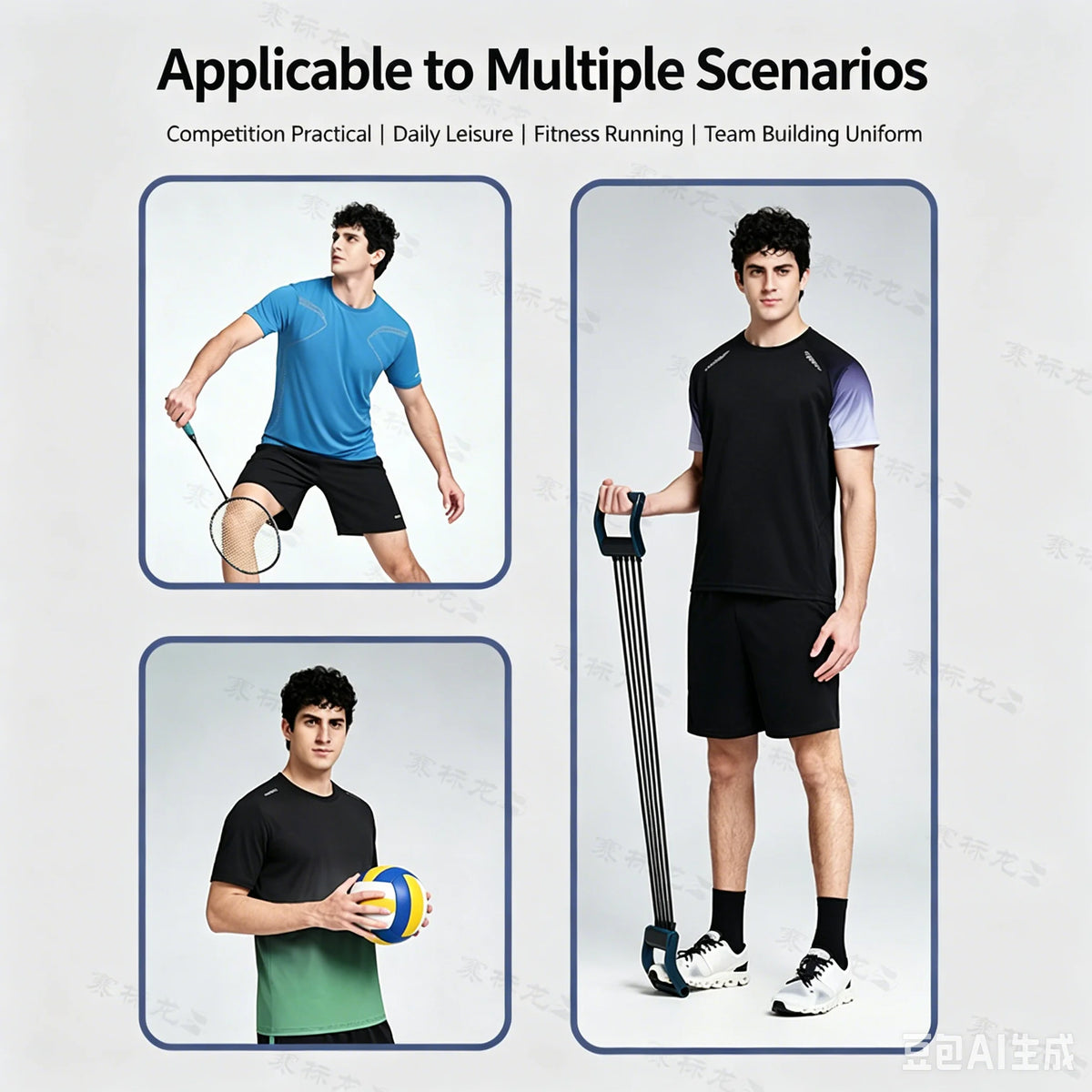 Roupas de Fitness em Tecido de Seda Gelada, Camiseta de Secagem Rápida para Homens, Conjunto de Camiseta de Manga Curta e Shorts para Treino Esportivo