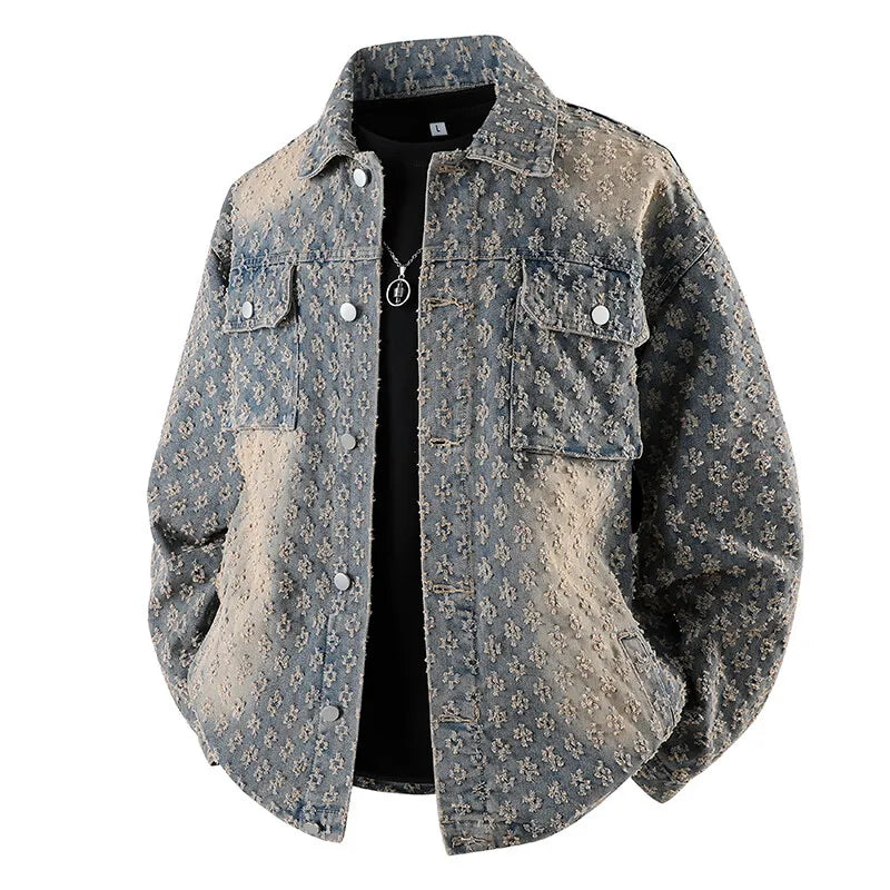 Jaqueta jeans estilo coreano