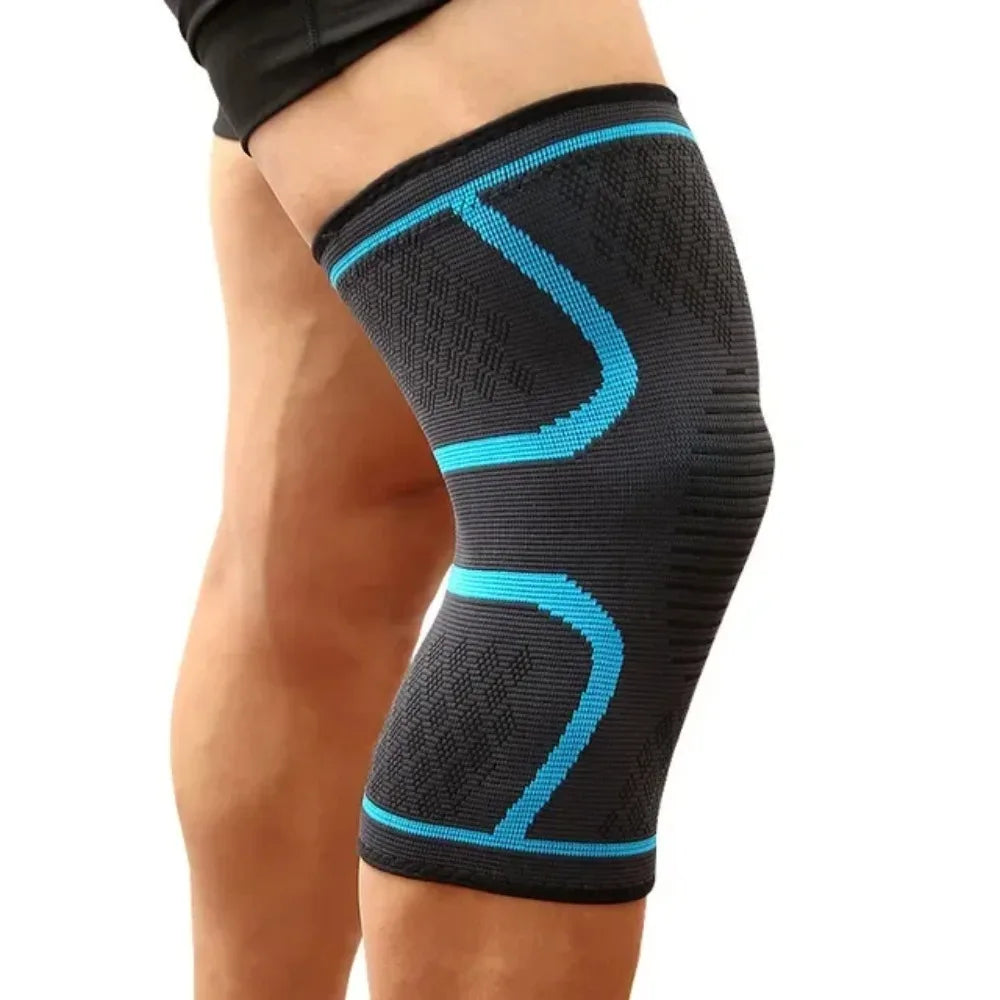 2 pçs fitness correndo ciclismo joelheiras suporte elástico náilon esporte compressão segurança vôlei ginásio esporte cinta protetor