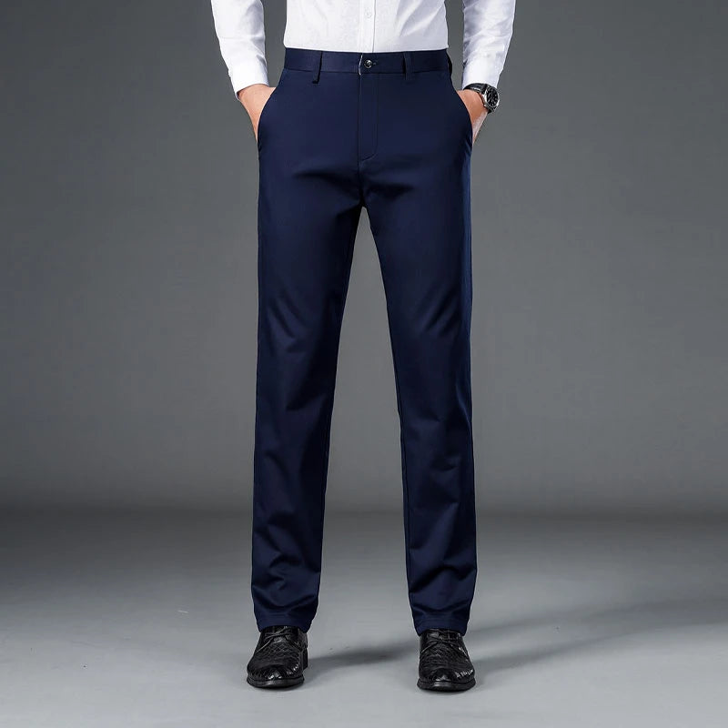 Calça Casual Micro-Elasticidade
