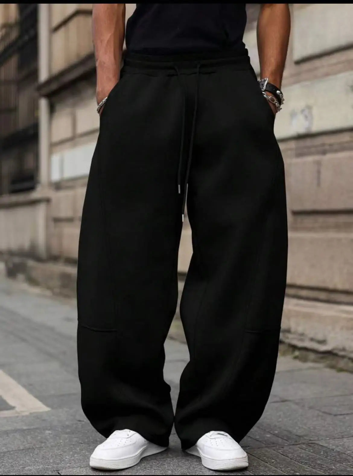Calças Jogger Masculinas Estilo Americano, Tecido Pesado, Corte Reto, Casual, Streetwear para Homens e Mulheres, Calças de Hip Hop e Esportivas