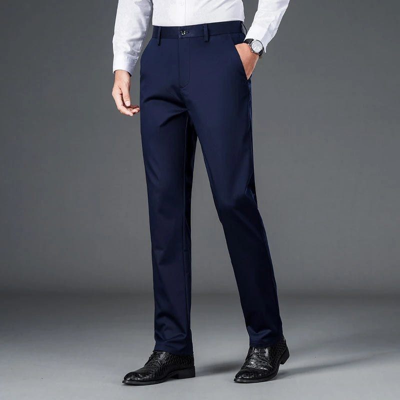Calça Casual Micro-Elasticidade